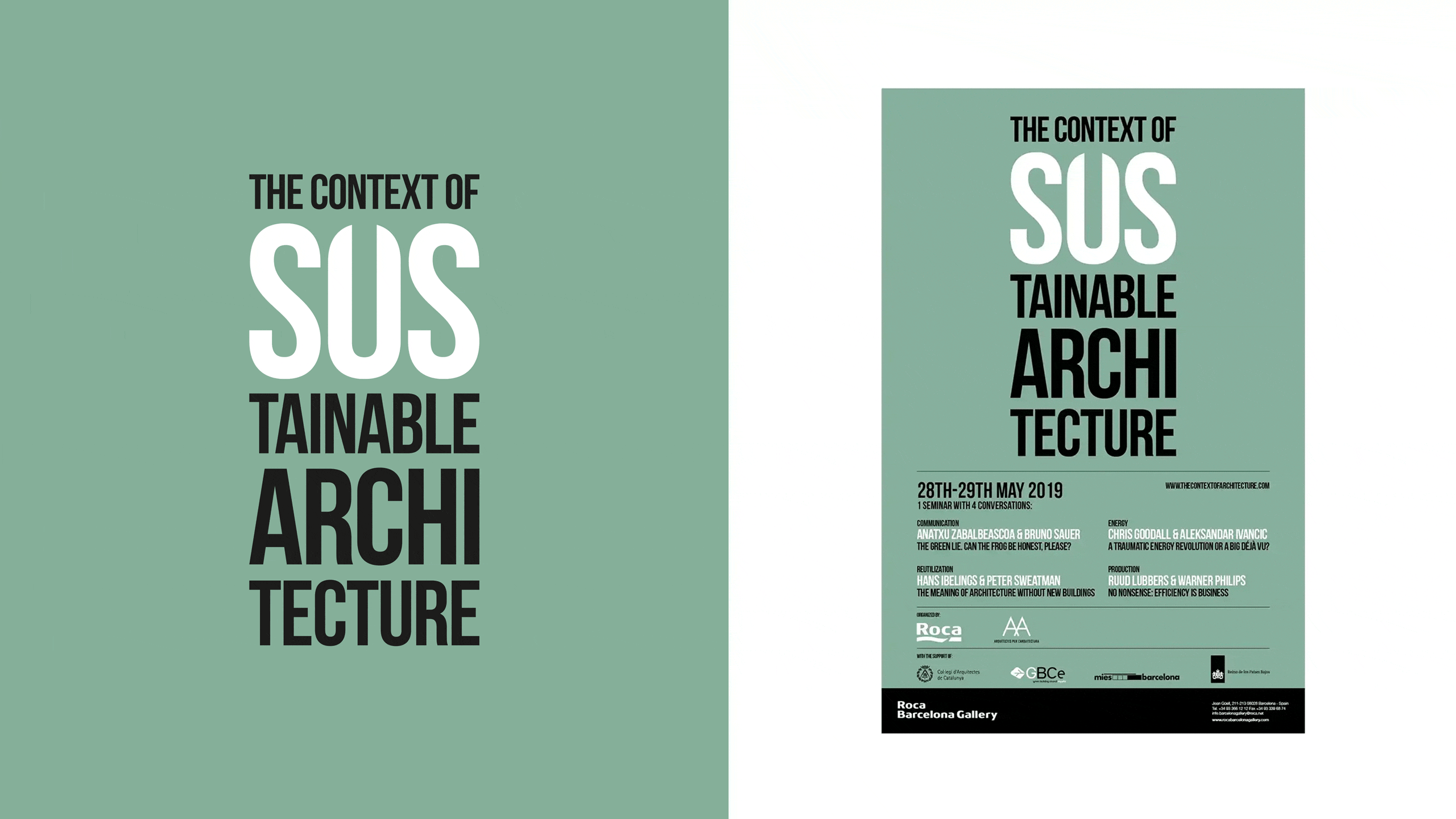 Roca Barcelona Gallery — Conferencias arquitectura